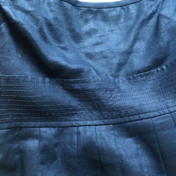 J.crew navy strapless dress size 4 - Picture 4 of 7